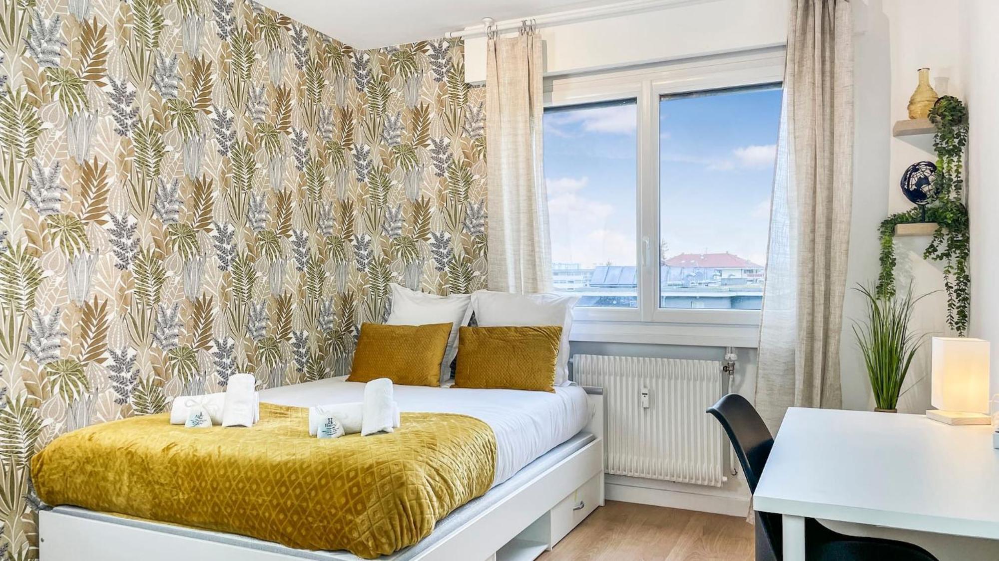 Homey La Coloc Mugi - Colocation Haut De Gamme - Chambres Privees - Balcon - Wifi Et Netflix - Proche Transports Commun Аннемас Экстерьер фото